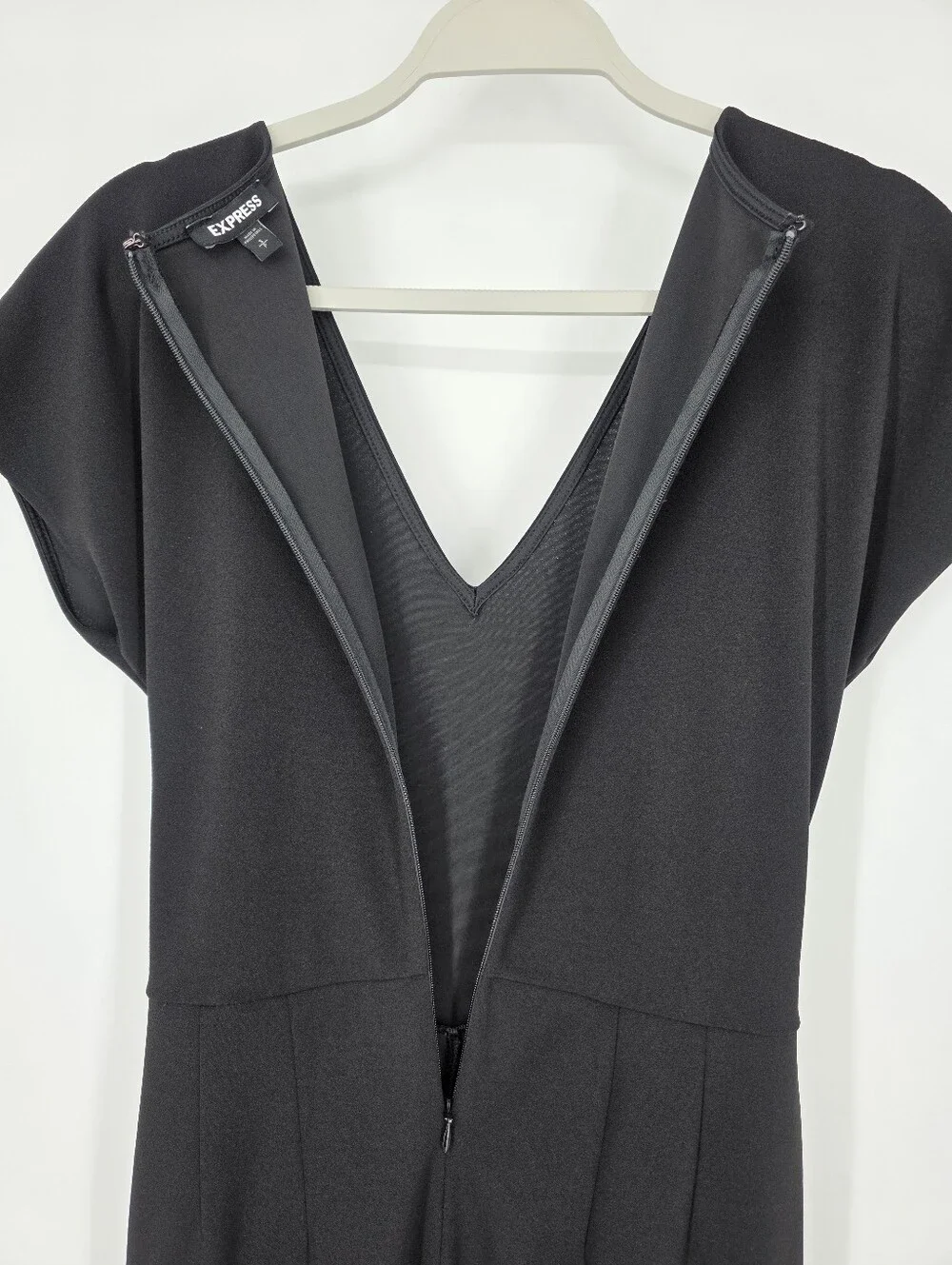 Express Black Cropped Jumpsuit, Sz S